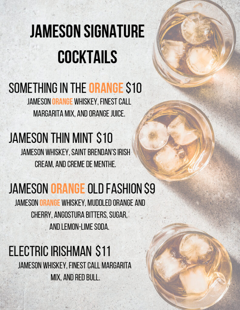 Jameson Signature Cocktails